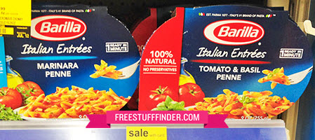 $0.75 (Reg $3.49) Barilla Pasta Entrees at Walgreens