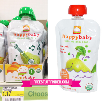 $0.34 (Reg $1.17) Happy Baby Organic Baby Food at Target