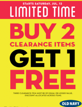 *HOT* Clearance Sale at Old Navy (Today Only)