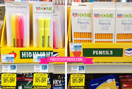 Rite-Aid-Highlighters-Pencils