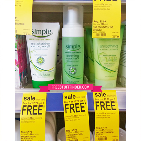 $2.72 (Reg $7.79) Simple Foaming Cleanser at Walgreens