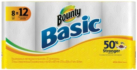 $6.99 (Reg $12) Bounty Paper Towels at Staples