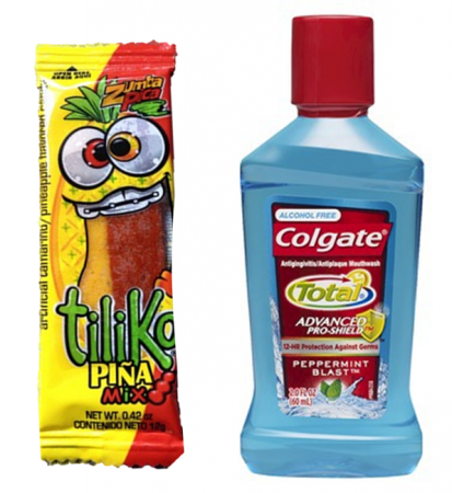 Free Sample Colgate Mouthwash and Tiliko Candy