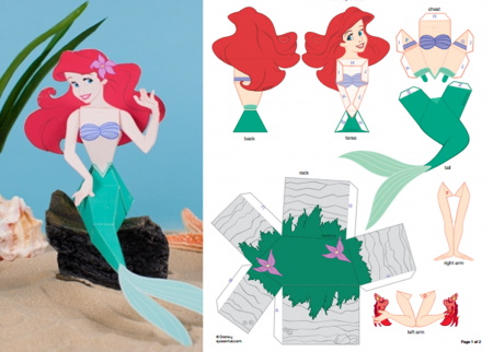 Free Disney Princess Paper Doll Printables