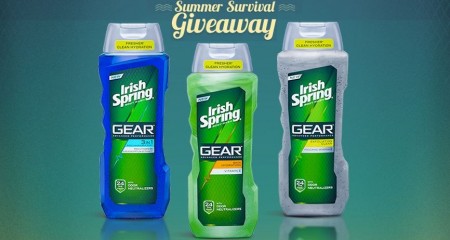 Free Irish Spring GEAR Body Wash Giveaway