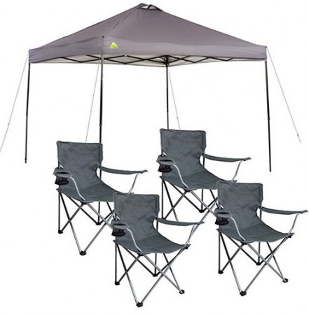 $78.00 (Reg $122) 10x10 Canopy + 4 Chairs