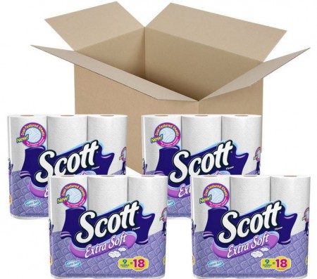 $0.20 per Roll Scott Extra Soft Bath Tissue + Free Shipping