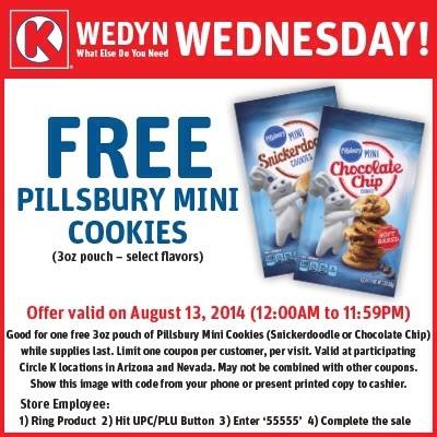 Free Pilsbury Mini Cookies at Circle K - Today Only (AZ & NV) 
