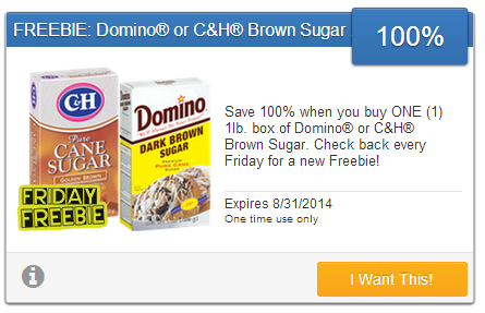 *HOT* Free Domino or C&H Brown Sugar with SavingStar