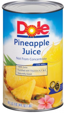 $1.48 (Reg $2.48) Dole Pineapple Juice at Walmart