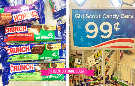 $0.09 Nestle Crunch Girl Scout Candy Bar at Rite Aid 