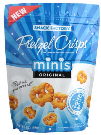 $1.00 Off Snack Factory's Pretzel Crisps Minis Coupon