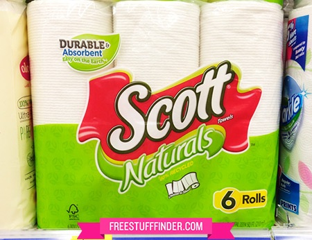 $0.54 per roll Scott Naturals Paper Towels at Walgreens
