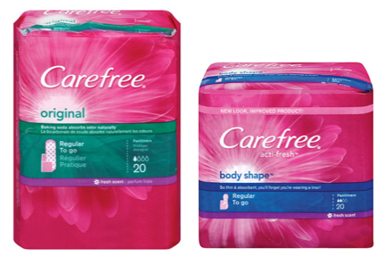 $0.44 (Reg $0.94) Carefree Liners at Walmart