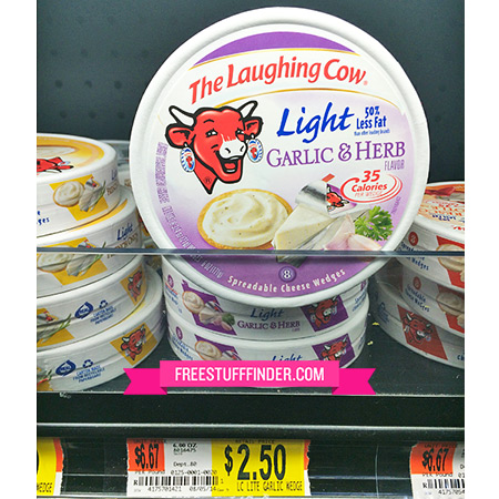 $0.50 (Reg $2.50) Laughing Cow Cheese at Walmart