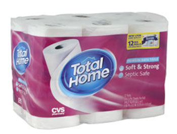 *HOT* $0.21 per roll Total Home Bath Tissue at CVS