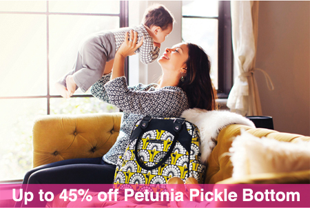 *HOT* Up to 60% off Petunia Pickle Bottom Diaper Bags