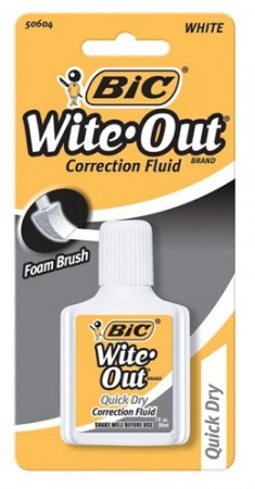 $0.49 BIC Wite-Out at Rite Aid 