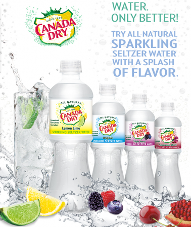 $1.75 Off Canada Dry Sparkling Water Coupon