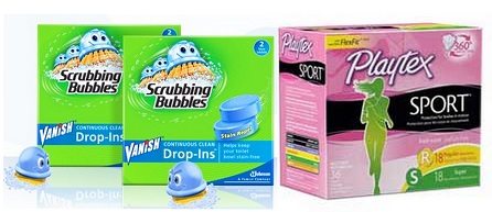 Free Scrubbing Bubbles & Playtex Tampons at Dollar General