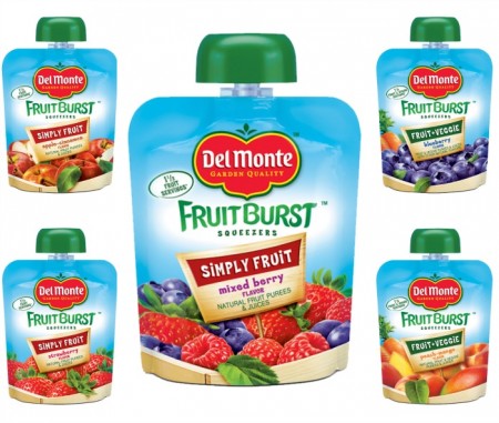 *NEW* $1.00 off Two Del Monte Fruit Burst Squeezers 
