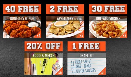 FREE Hooters Fantasy Football Draft Kit ($250 in Freebies!)