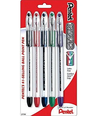 Free Pentel Ballpoint Pens at Staples