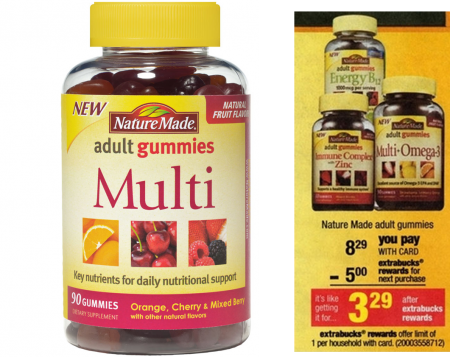 $1.29 (Reg $8.29) Nature Made Gummies at CVS
