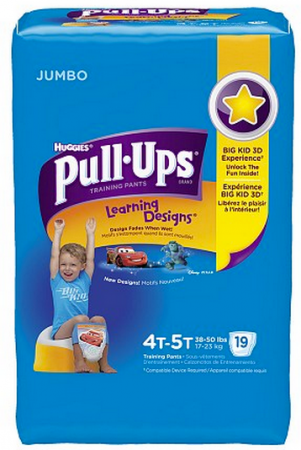 $4.50 (Reg $9) Huggies Pull Ups at Walgreens