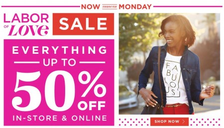 50% Off Everything at Old Navy