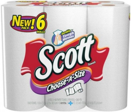 $3.99 (Reg $7) Scott Choose-A-Size Paper Towels at Staples