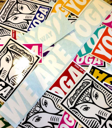 Free We Are Yoga Sticker