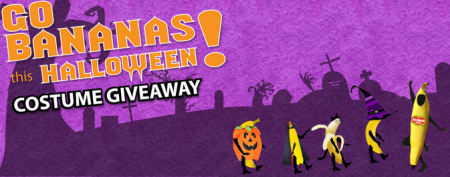 Free Halloween Banana Costume Giveaway (1,000 Winners)