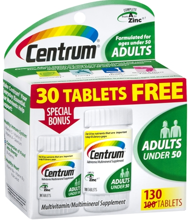 $0.72 (Reg $9) Centrum Multivitamins at Walgreens 