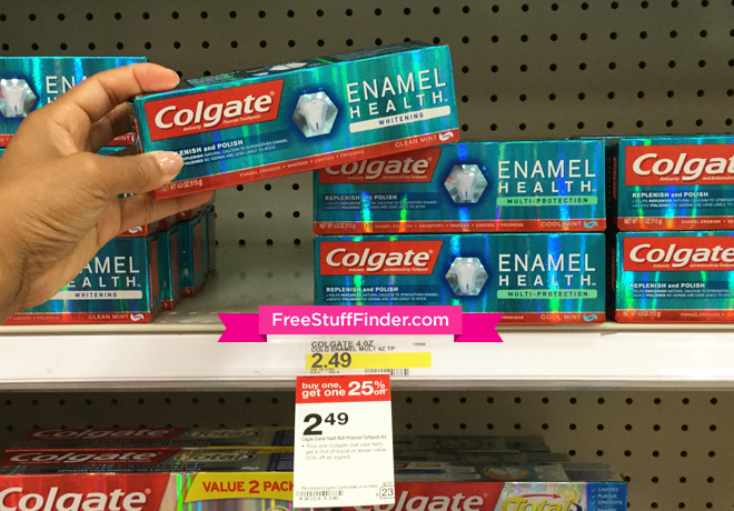 $0.18 (Reg $2.49) Colgate Enamel Health Toothpaste at Target