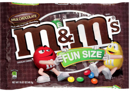 $1.25 (Reg $2.50) M&M's Fun Size Bags at Rite Aid 
