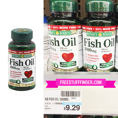 $1.25 (Reg $9.29) Nature's Bounty Fish Oil at CVS