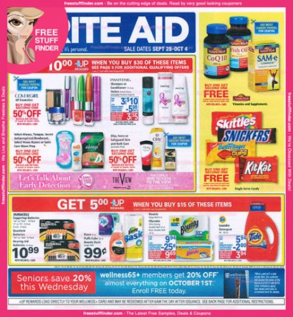 *HOT* Rite Aid Ad Preview (Week 9/28 – 10/4)
