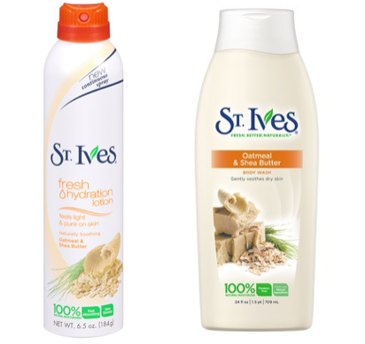 $1.10 (Reg $7.29) St Ives Lotion Spray at Walgreens (Last Day!)