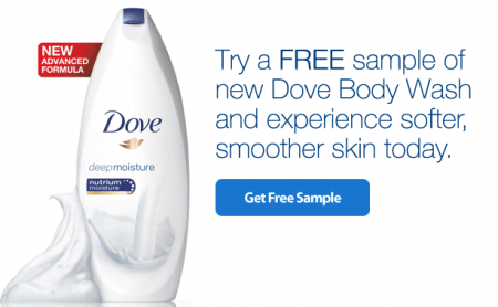 Free Sample Dove Body Wash