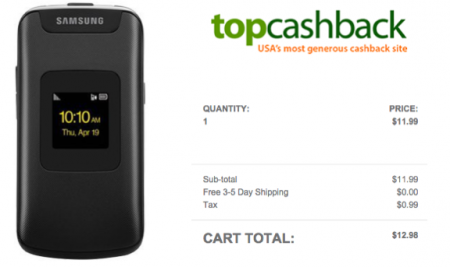 *HOT* Free Samsung Entro Phone + $23 Moneymaker (Top Cash Back)