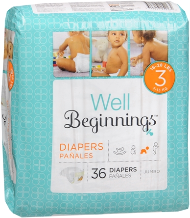 $4.75 (Reg $8.79) Well Beginnings Diapers at Walgreens (Week 9/14)