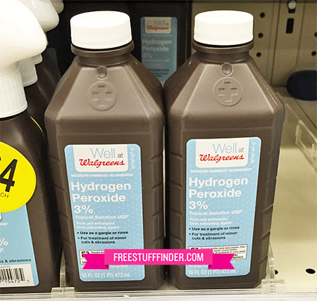 $0.33 (Reg $1.29) Hydrogen Peroxide at Walgreens