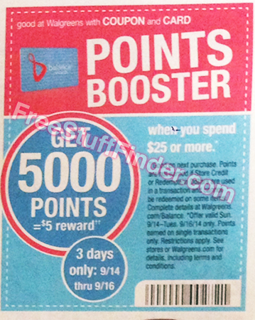 Walgreens Point Booster Deal Ideas (9/14-9/16)