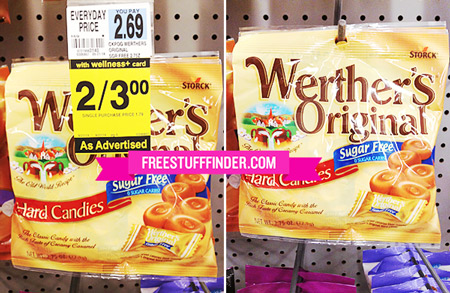 $0.50 (Reg $2.69) Werther's Sugar Free Candy at Rite Aid