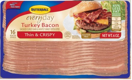$0.54 (Reg $2) Butterball Turkey Bacon at Walgreens