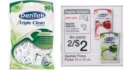 $0.75 (Reg $3) DenTek Floss Picks at Walgreens