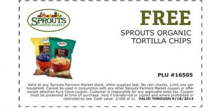 Free Tortilla Chips at Sprouts Farmer's Market