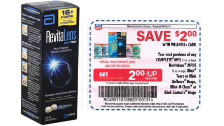 $2.79 (Reg $10.49) Revitalens MultiPurpose Solution at Rite Aid