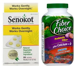 $0.98 Senokot Vegetable Laxative & Fiber Choice Probiotic at Rite Aid 